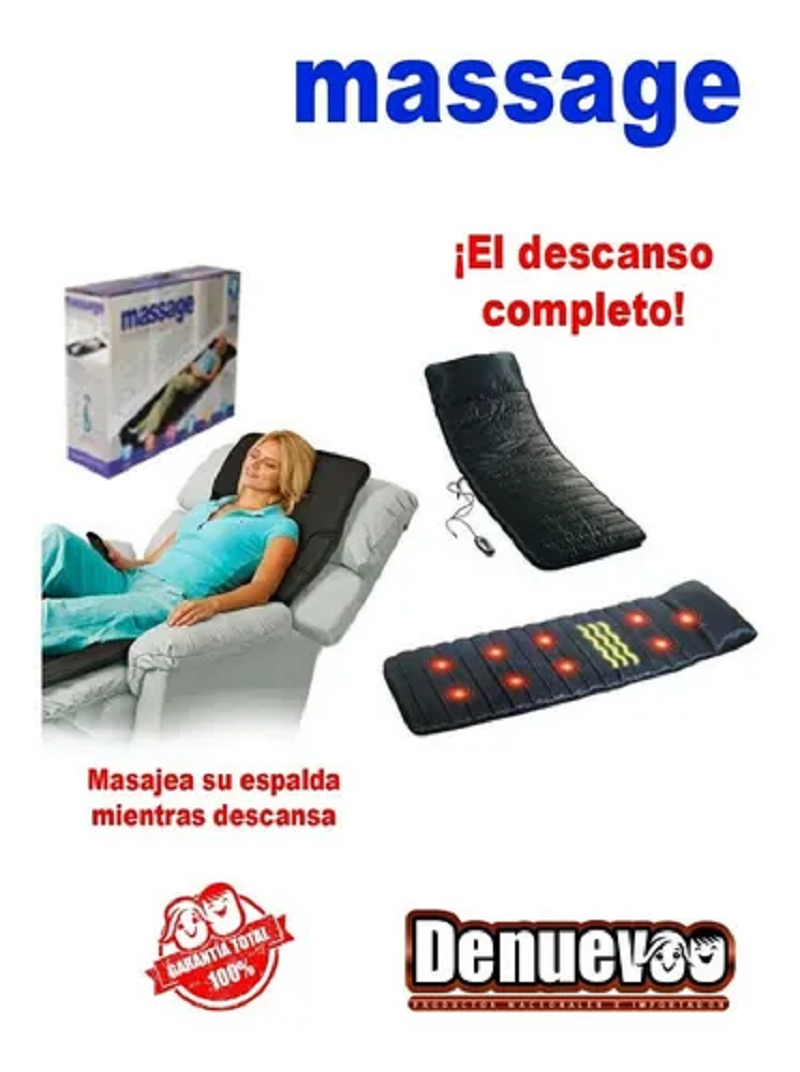 Miniatura 3 de Colchon Colchoneta Masajeadora Relajante